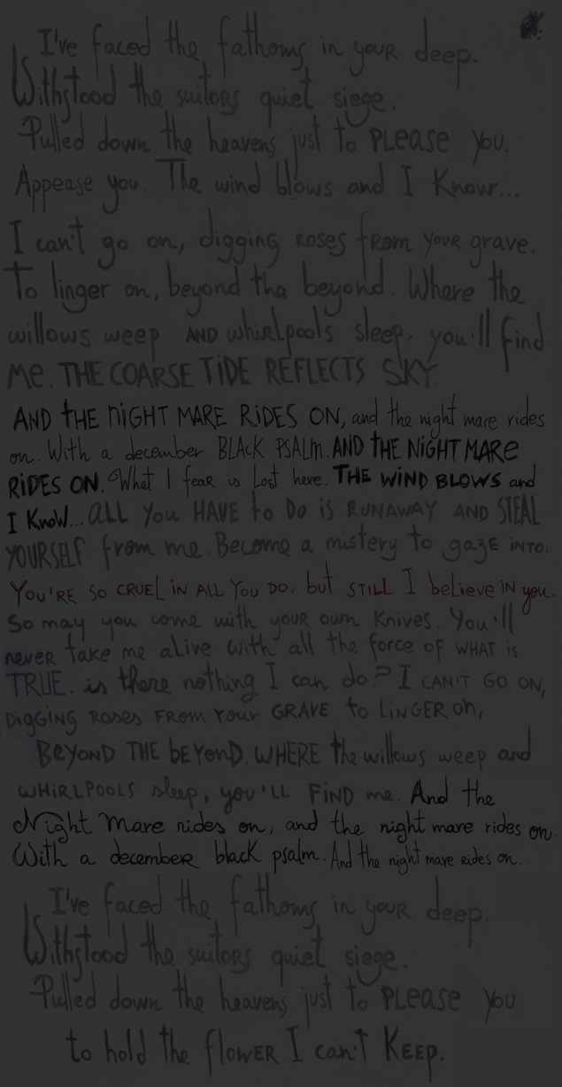 Behold! The Nightmare letra.jpg